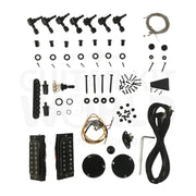 Ash body 7-string JS-style guitar kit with Flamed Maple Veneer - Guitar Kit World