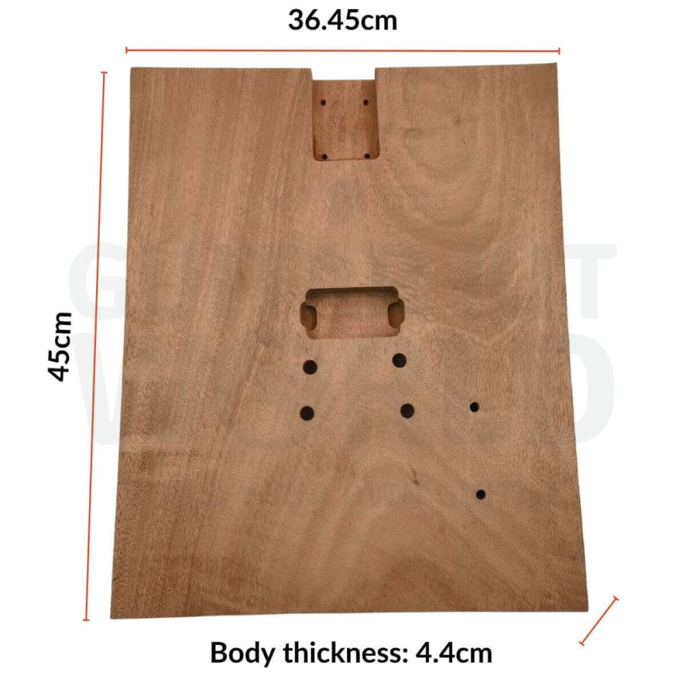 Mahogany Blank LP-Style DIY Guitar Kit | GKW — Guitar Kit World