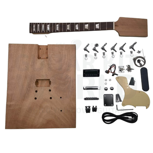 Junior L-style Block Kit with Mahogany Body and Rosewood Fretboard - Guitar Kit World