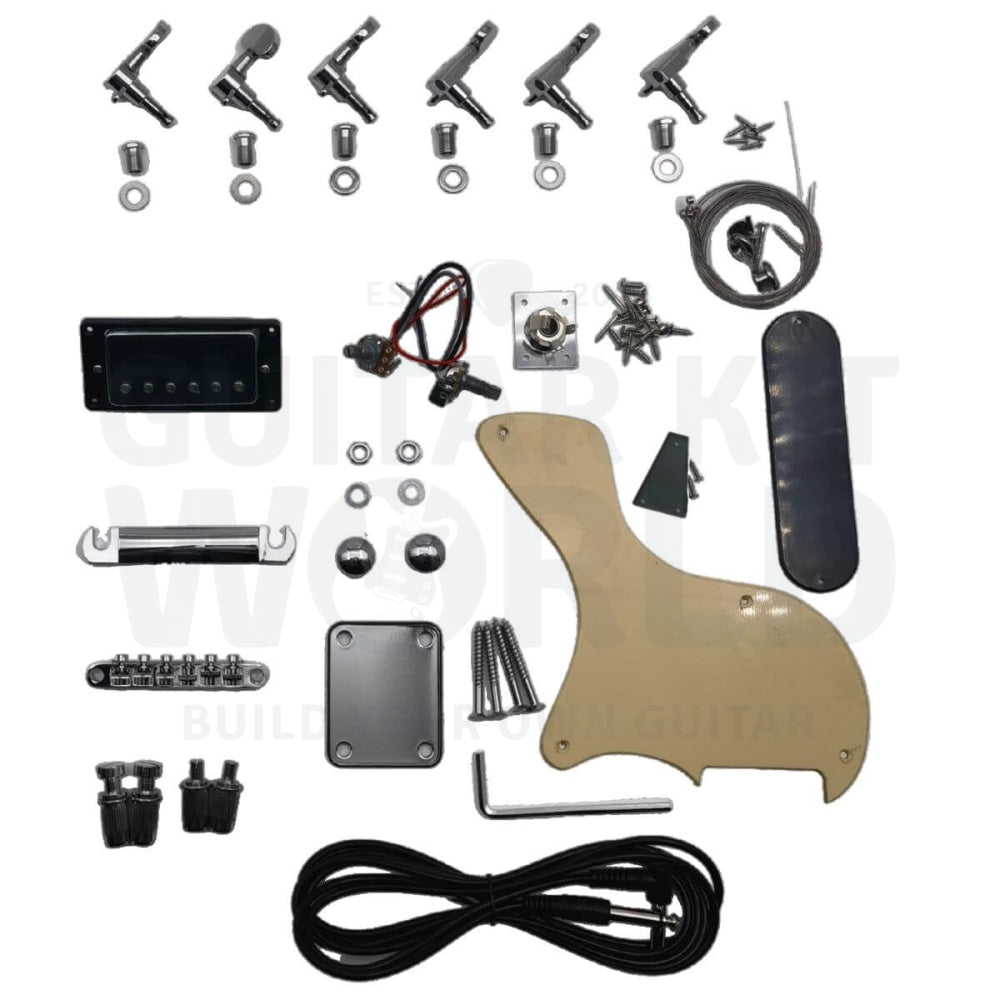 Mahogany Blank LP-Style DIY Guitar Kit | GKW — Guitar Kit World