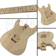 Lefty Basswood body KR-style Guitar Kit - Guitar Kit World