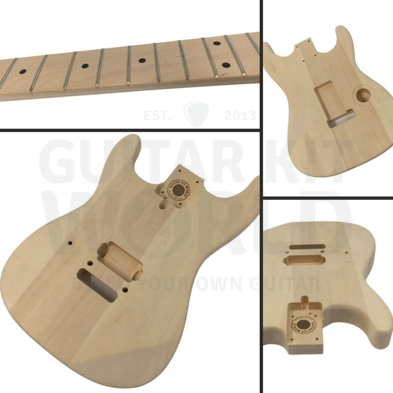 Lefty Basswood body KR-style Guitar Kit - Guitar Kit World