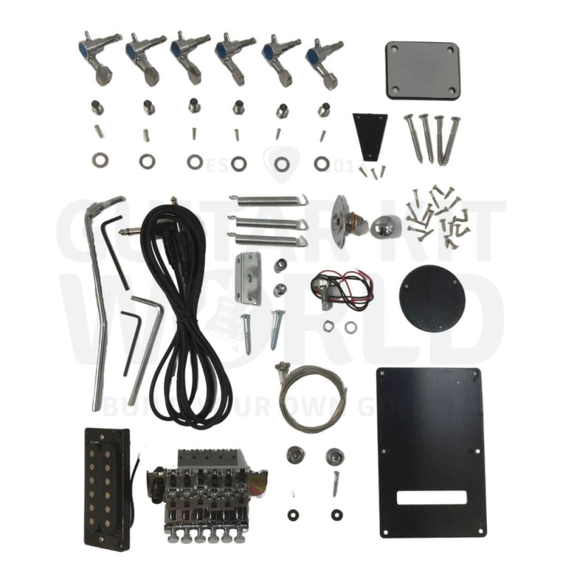 Lefty Basswood body KR-style Guitar Kit - Guitar Kit World