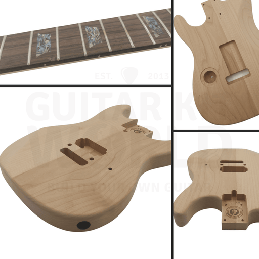 KR Alder body Guitar Kit with Rosewood Fretboard - Guitar Kit World