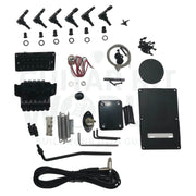 Maple Body KR2 Guitar Kit with Maple Fretboard, Quilted Maple Top Veneer - Guitar Kit World