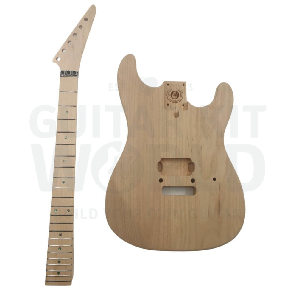 KR Alder Guitar Kit with Maple Fretboard Guitar Kit World
