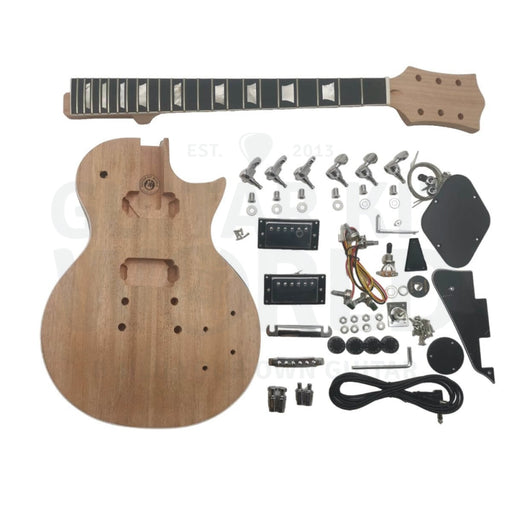 L1 DIY Mahogany body Guitar Kit with Ebony Fretboard - Guitar Kit World