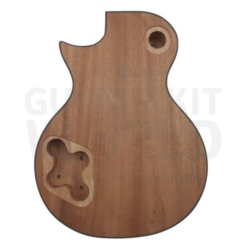 L1 Guitar Kit with Spalted Maple Veneer, Gold Hardware - Guitar Kit World