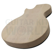 L2 Semi-Hollow Basswood Guitar Kit with Spalted Maple Veneer - Guitar Kit World