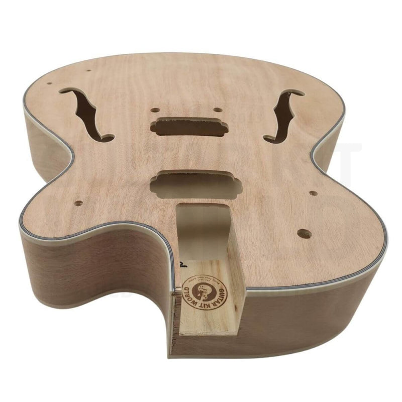 Hollow L5 style Archtop Body Guitar Kit with Rosewood Fretboard - Guitar Kit World