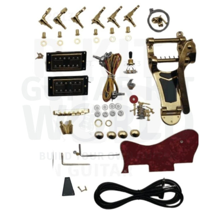 Semi-Acoustic Body Guitar Kit with Venetian-style Cutaway - Guitar Kit World
