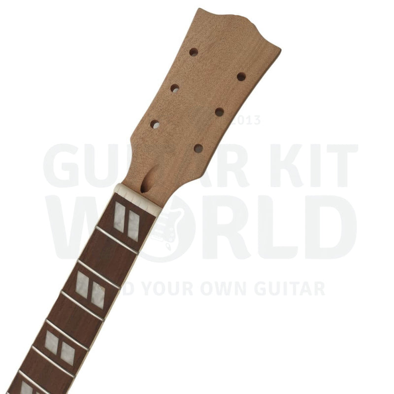 L5-style Guitar Kit with Rosewood Fretboard and Flamed Maple Veneer - Guitar Kit World