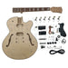 L5-style Guitar Kit with Rosewood Fretboard and Flamed Maple Veneer - Guitar Kit World