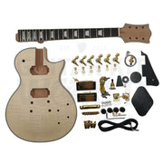 L1 Guitar Kit with Flame Maple Veneer, Ebony Fretboard - Guitar Kit World