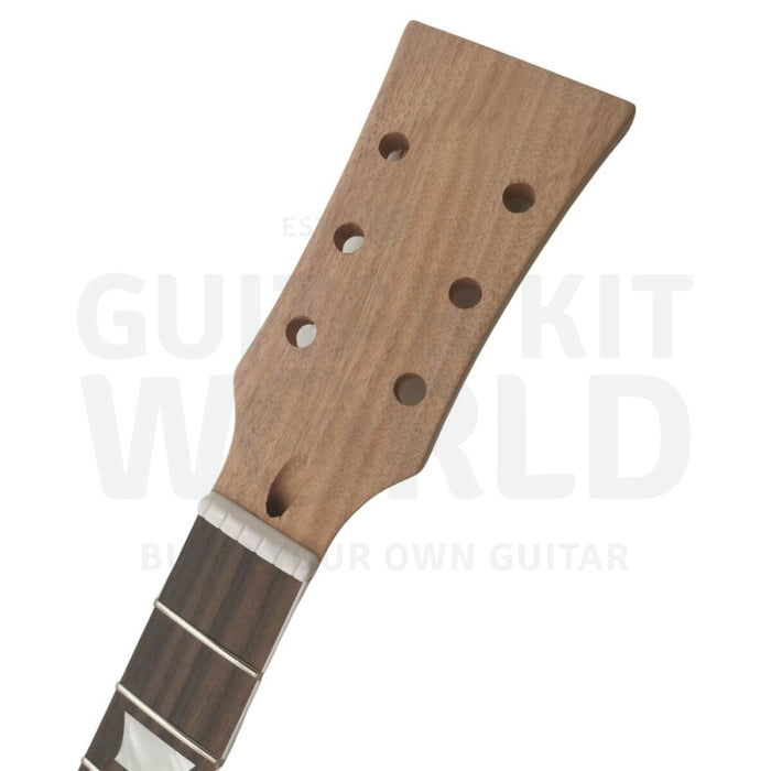 Mahogany body LP Guitar Kit with Flamed Maple Veneer - Guitar Kit World