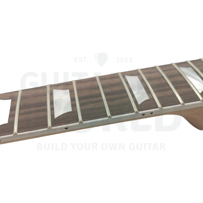 Mahogany body LP Guitar Kit with Flamed Maple Veneer - Guitar Kit World