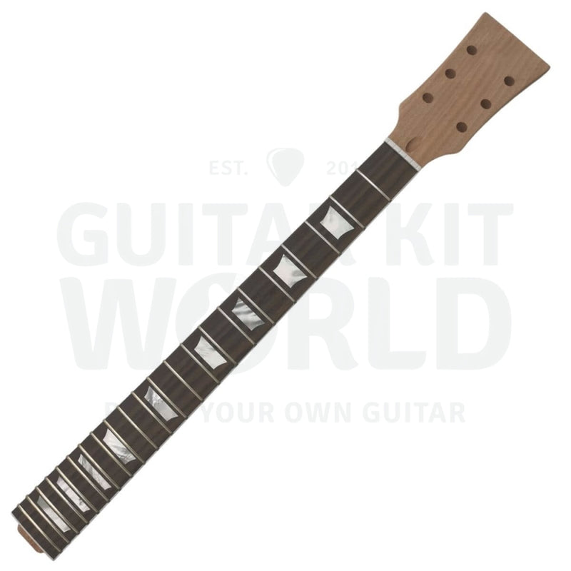 Mahogany body LP Guitar Kit with Flamed Maple Veneer - Guitar Kit World