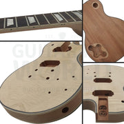 L1 Guitar Kit with Flame Maple Veneer, Gold Hardware - Guitar Kit World