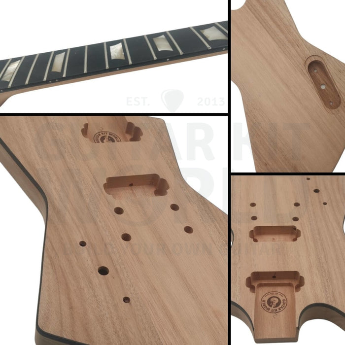 Left-Handed Mahogany body EXP-style Guitar Kit - Guitar Kit World