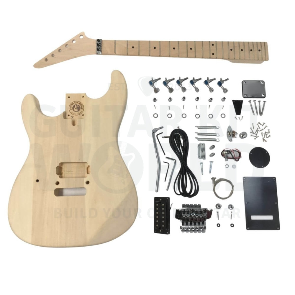 Left-Handed Basswood Offset V KR-Style DIY Guitar Kit | GKW