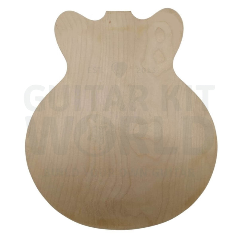 Lefty E1 Archtop Semi Hollow body Guitar Kit with Rosewood Fretboard - Guitar Kit World
