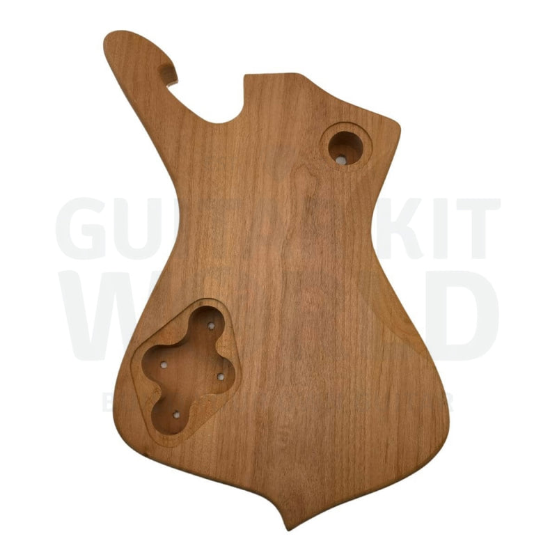 Mahogany Body ICE-style Guitar Kit with Maple Neck and Ebony Fretboard - Guitar Kit World