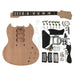 Mahogany G-style Guitar Kit with 3H Pickup, Ebony Fretboard - Guitar Kit World