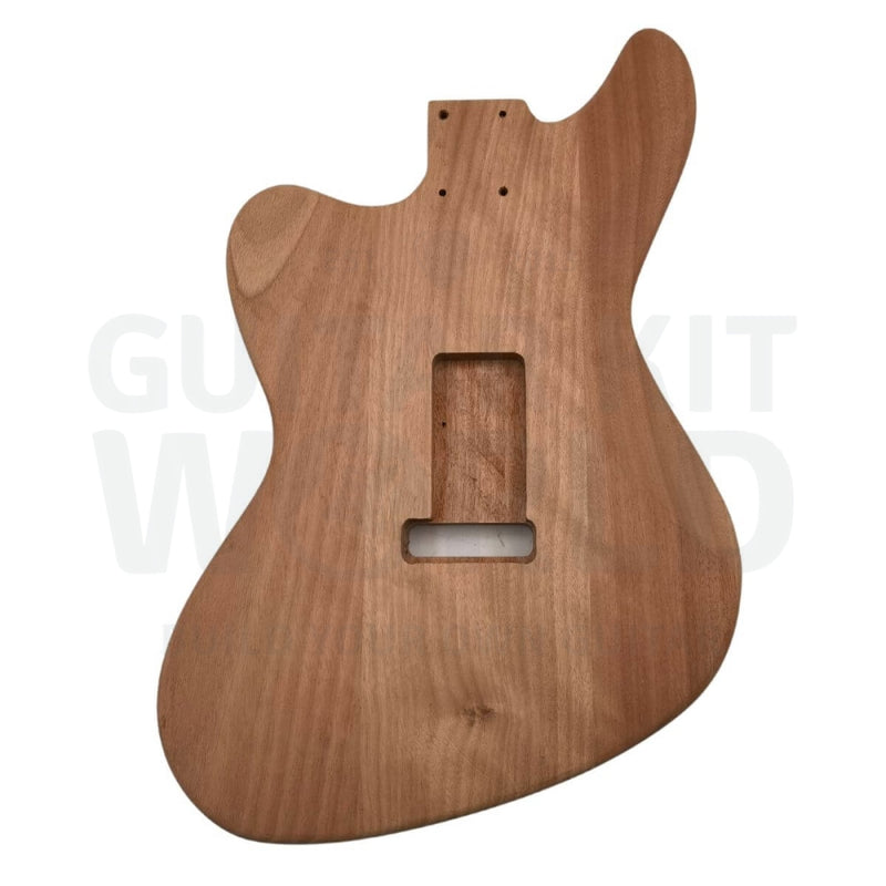 Mahogany JG-style Guitar Kit with Mahogany Neck and Fretboard - Guitar Kit World