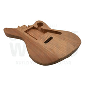 Mahogany JG-style Guitar Kit with Mahogany Neck and Fretboard - Guitar Kit World