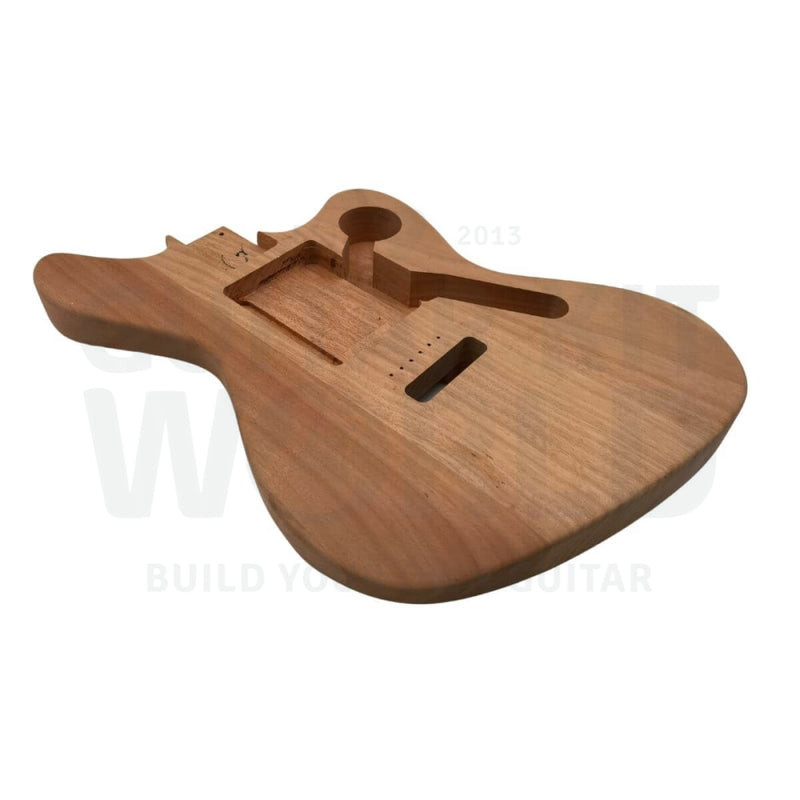 Mahogany JG-style Guitar Kit with Mahogany Neck and Fretboard - Guitar Kit World