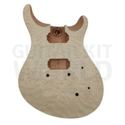 PR Guitar Kit w/ Quilted Maple Veneer, Mother of Pearl Inlays - Guitar Kit World