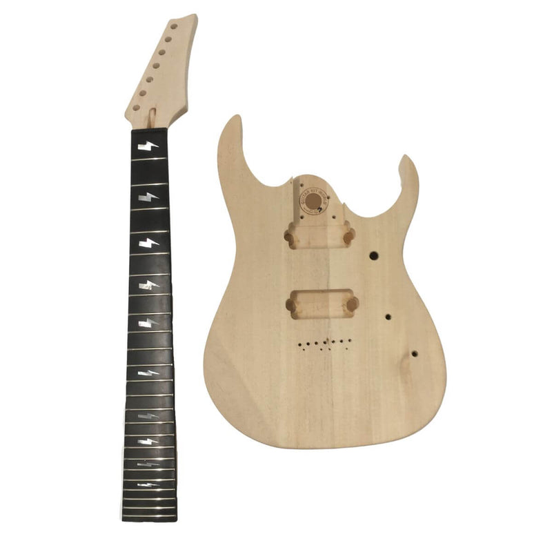 RG style Basswood body Guitar Kit with Ebony Fretboard - Guitar Kit World