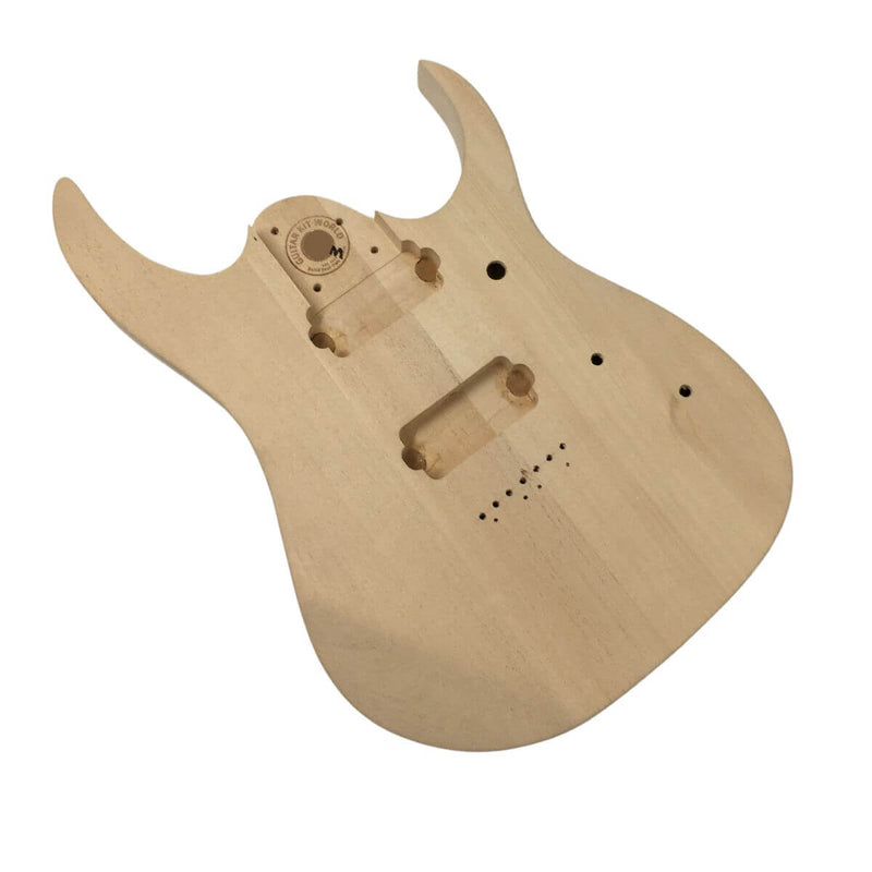 RG style Basswood body Guitar Kit with Ebony Fretboard - Guitar Kit World