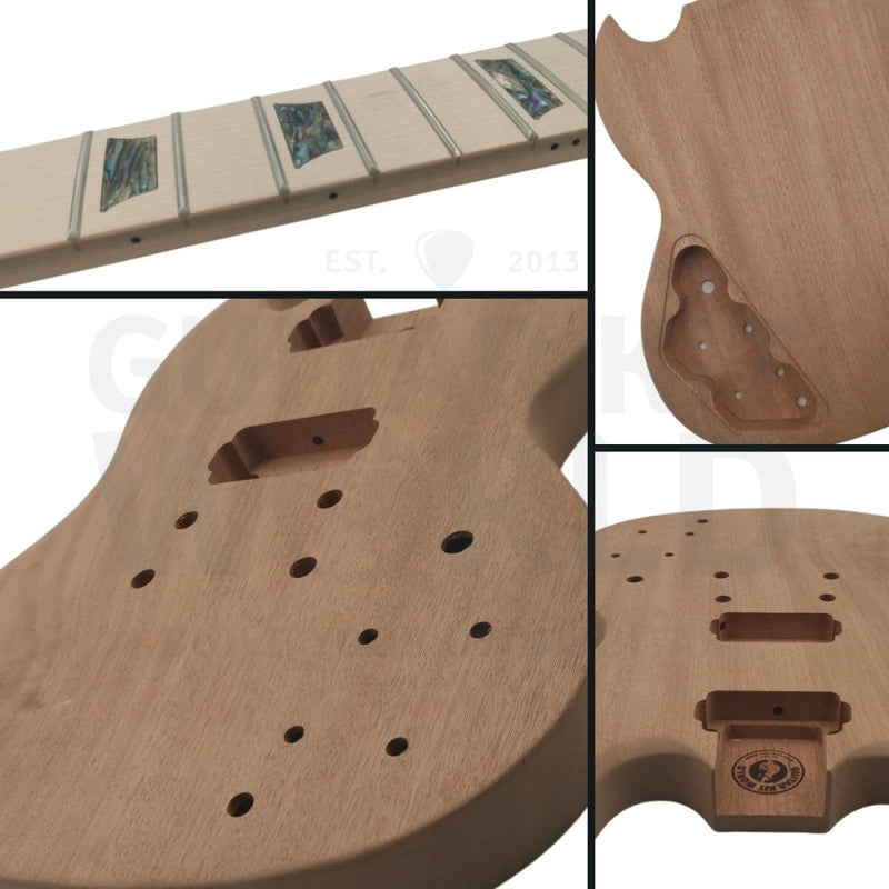 SG2 Guitar Kit with Maple Fretboard - Guitar Kit World