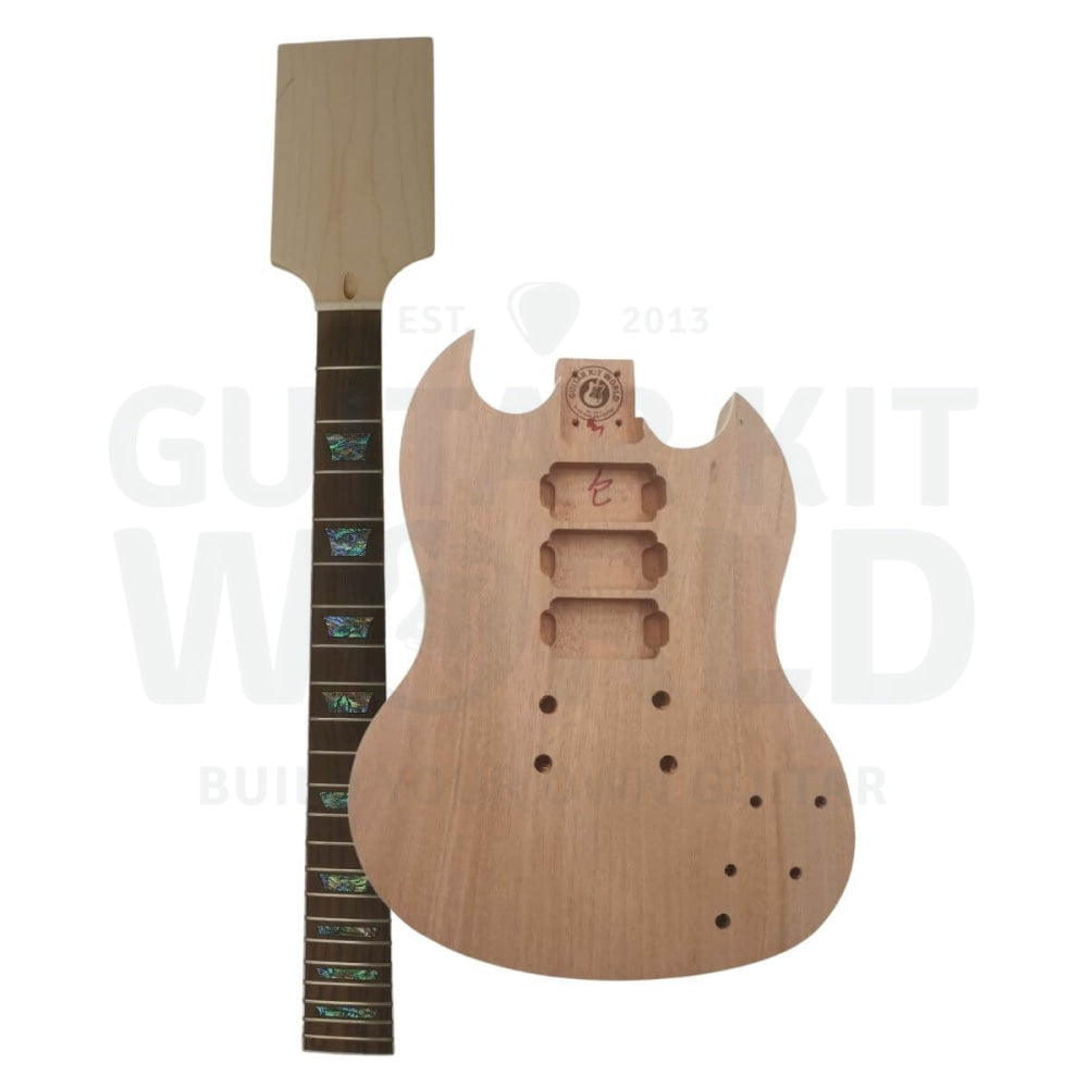 3-Pickup SG-Style DIY Guitar Kit | GKW — Guitar Kit World