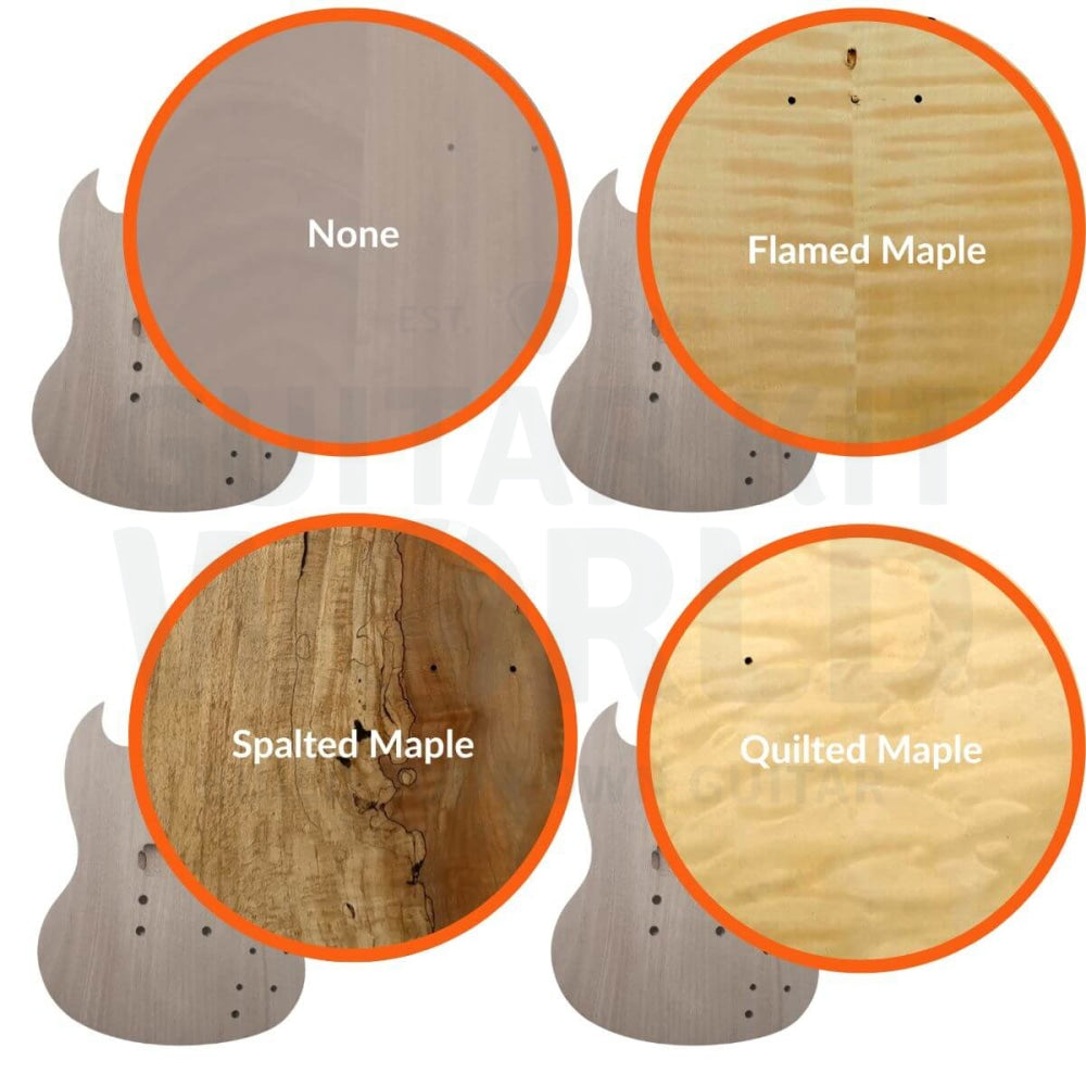 3-Pickup SG-Style DIY Guitar Kit | GKW — Guitar Kit World