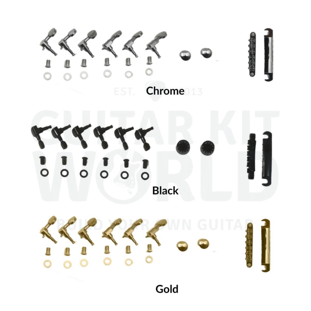 3-Pickup SG-Style DIY Guitar Kit | GKW — Guitar Kit World