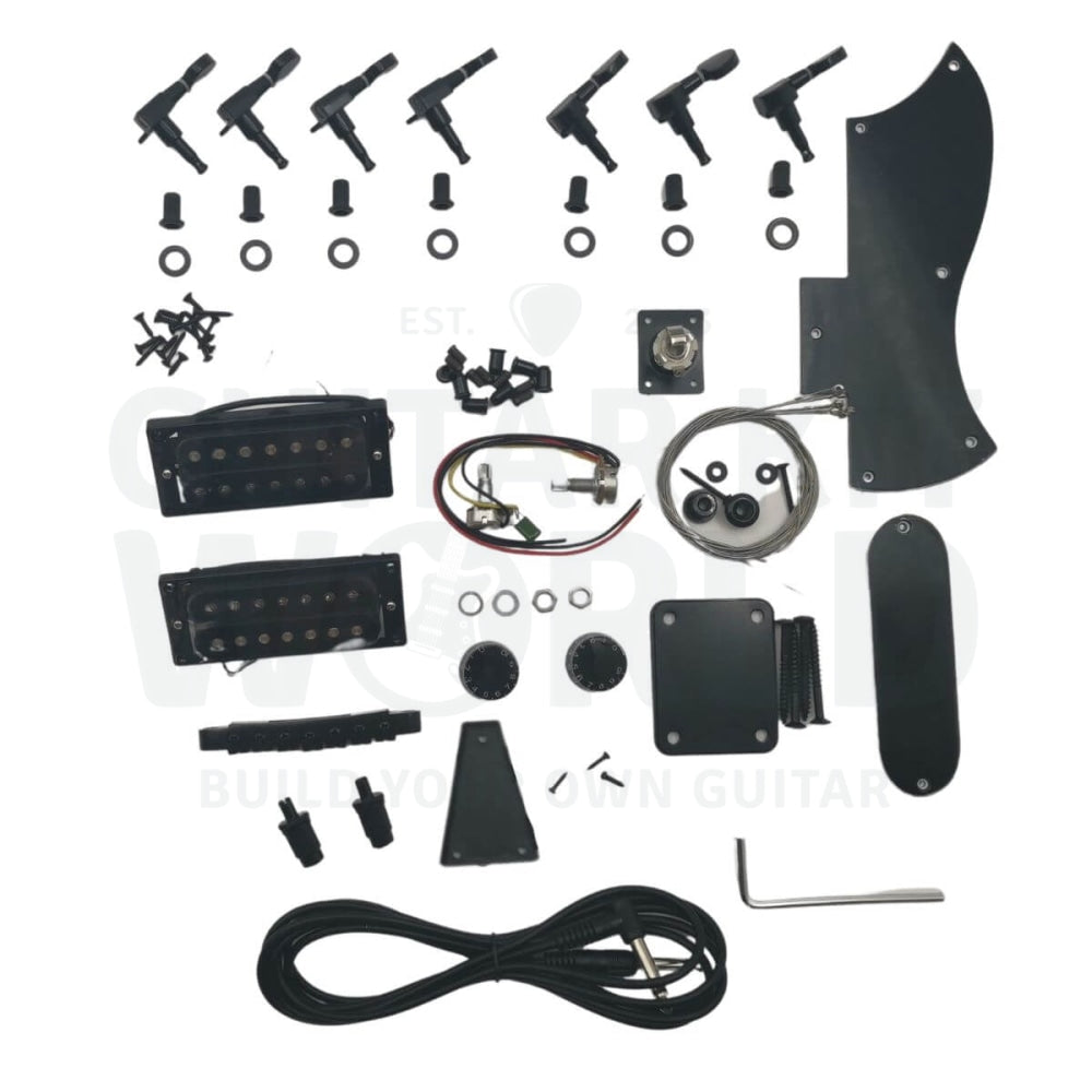 7-String SG-Style DIY Guitar Kit | GKW — Guitar Kit World