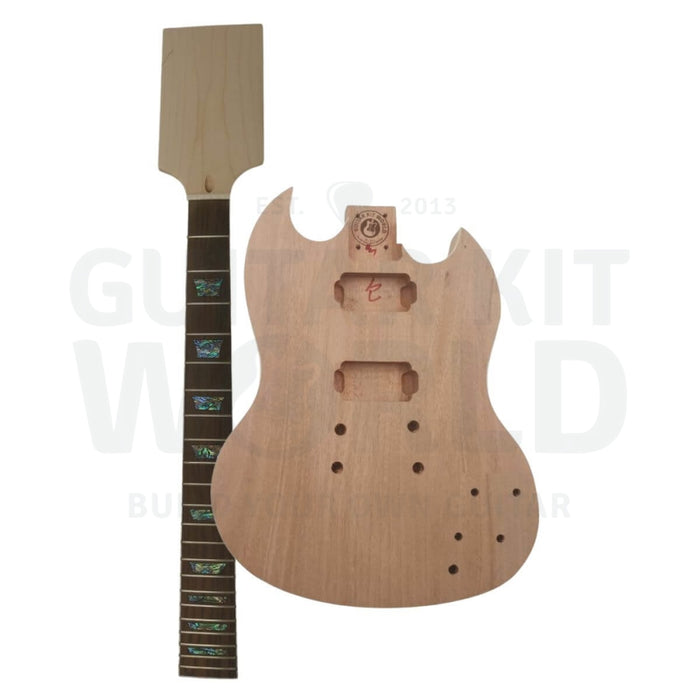 SG Guitar Kit with 2-Pickup Body - Guitar Kit World