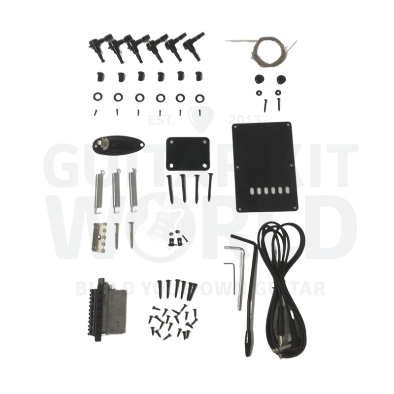 Ash ST-style guitar kit with Pau Ferro fretboard Maple Neck - Guitar Kit World