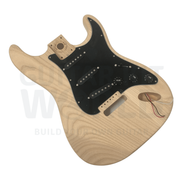 Ash ST-style guitar kit with Pau Ferro fretboard Maple Neck - Guitar Kit World