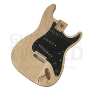 Ash ST-style guitar kit with Pau Ferro fretboard Maple Neck - Guitar Kit World