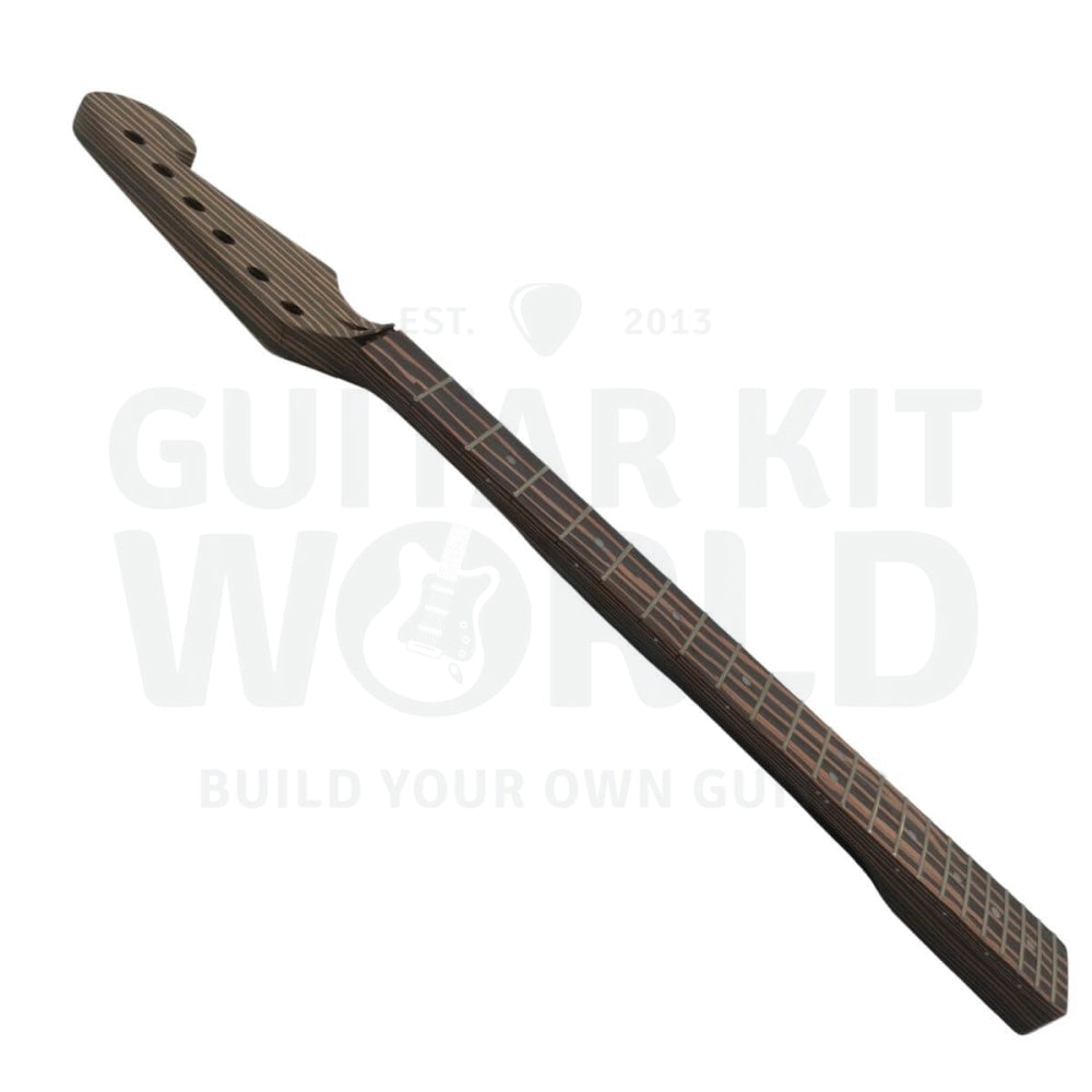 ジェラページ Zebrawood S-Style DIY Guitar Kit | GKW — Guitar Kit World