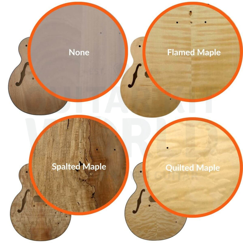 Semi-Acoustic Body Guitar Kit with Florentine-style Cutaway - Guitar Kit World