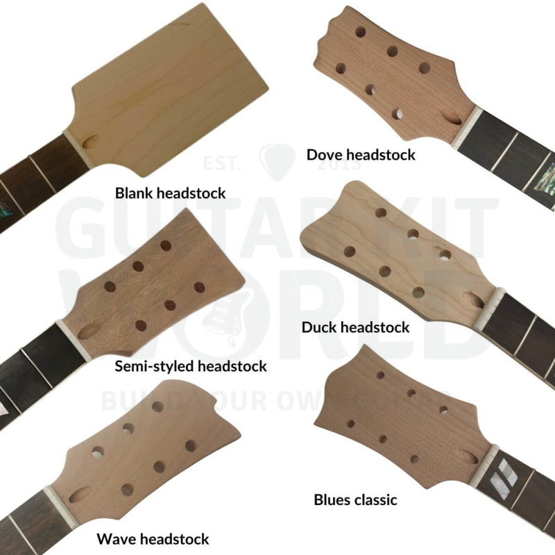 Semi-Acoustic Body Guitar Kit with Florentine-style Cutaway - Guitar Kit World