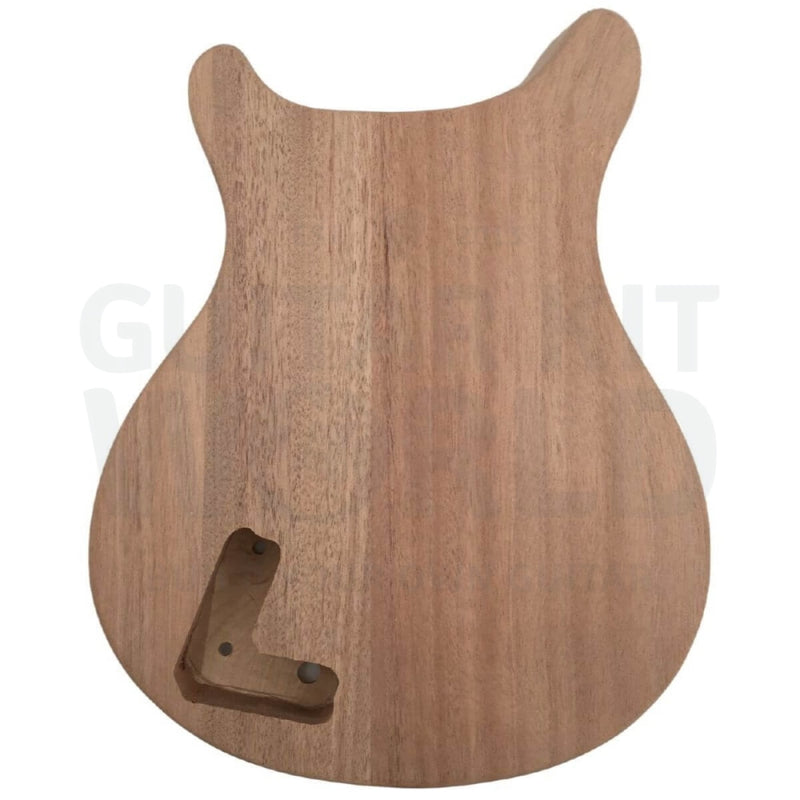 Semi-Hollow PR w/ Solid Carved Maple Cap, Mother of Pearl Inlays - Guitar Kit World