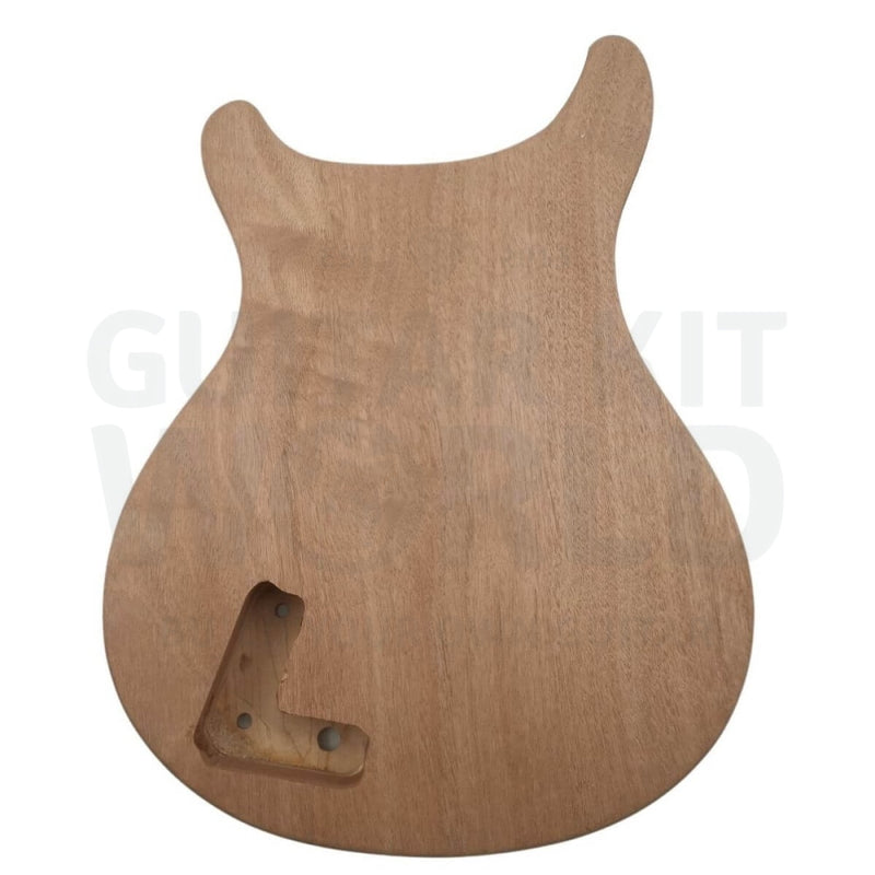 Semi-Hollow PR w/ Solid Carved Maple Cap & Trapezoid Abalone Inlays - Guitar Kit World