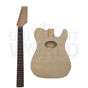 Semi-Hollow Body T-style Guitar with Equalizer - Guitar Kit World