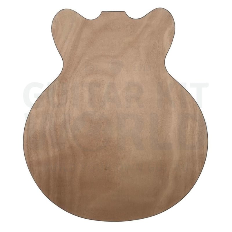 Semi Hollow body E35 Guitar Kit with Chrome Hardware - Guitar Kit World