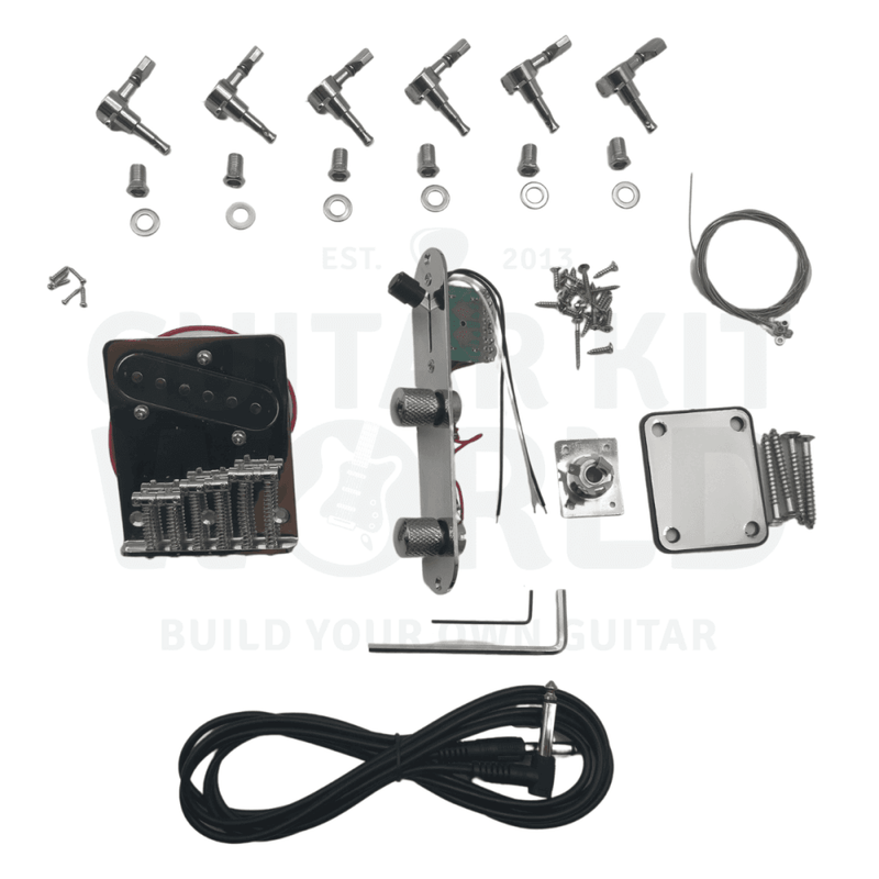 Mahogany TE style body Guitar Kit with Rosewood Fretboard - Guitar Kit World